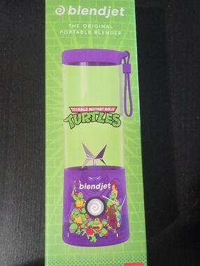 BlendJet Portable Blender - Lime Green & Purple Teenage Mutant Ninja Turtles
